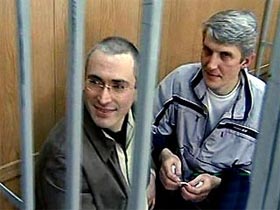 М. Ходорковский и П. Лебедев. Фото с сайта Сакандалы.Ru