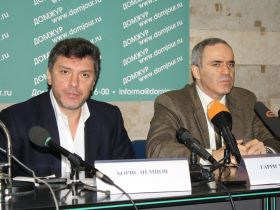 Гарри Каспаров и Борис Немцов. Фото Каспаров.Ru