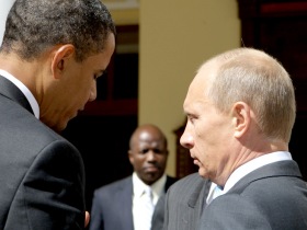 Барак Обама и Владимир Путин. Фото с сайта правительства России.