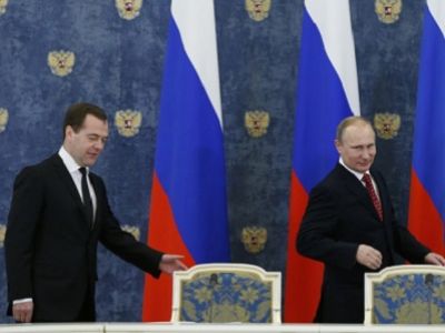 Владимир Путин и Дмитрий Медведев. Фото: vg-saveliev.livejournal.com
