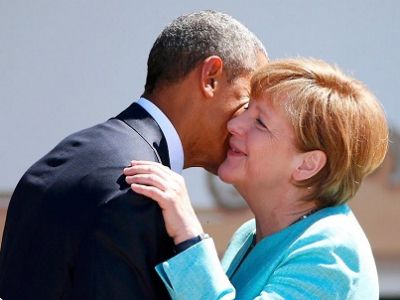 А.Меркель и Б.Обама. Публикуется в http://vg-saveliev.livejournal.com/