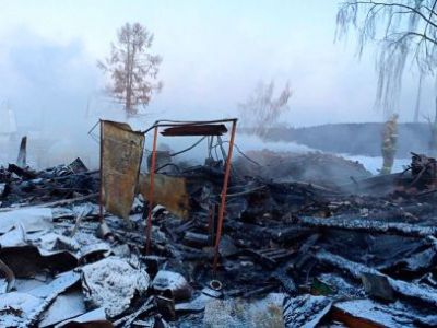 Пожар в Ярославской области. Фото: gazeta.ru.