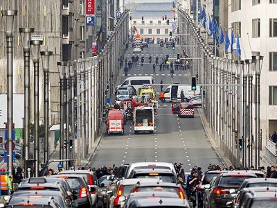 Теракт в Брюсселе 22 марта. Фото: ZumaTASS