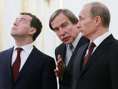 Путин и Ролдугин. Фото: meduza.io