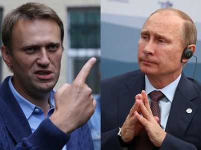 Навальный и Путин. Источник: pravdaoputine.ru