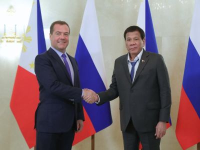 Встреча Д.А.Медведева с президентом Филиппин Родриго Дутерте. Фото: rappler.com