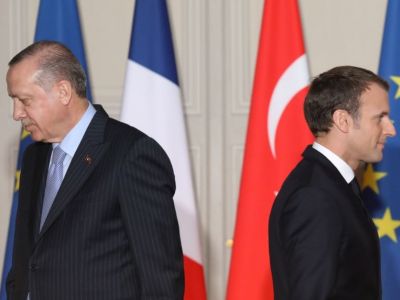 Р.Эрдоган и Э.Макрон. Фото: Reuters