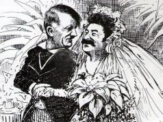 Сталин и Гитлер, карикатура