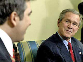 Михаил Саакашвилли и Джордж Буш, фото с сайта news.flexcom.ru (C)