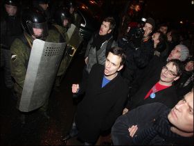 Навальный и Яшин на митинге. Фото с сайта livejournal.com