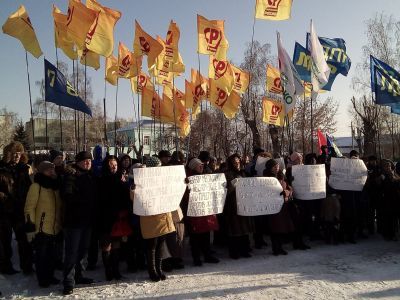 Митинг в Барнауле. Фото: Сергей Богданов. Каспаров.Ru