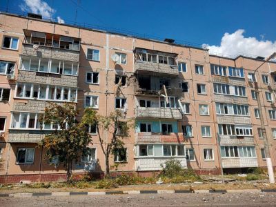 Поврежденный из-за обстрелов дом в Шебекине. Фото: Вячеслав Гладков / Telegram